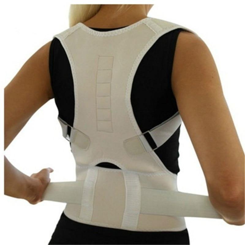 ZITY Sitting Posture Corrector Adjustable Magnetic Shape Body Shoulder Brace Belt Men and Women Back Vertebra Correct Therapy