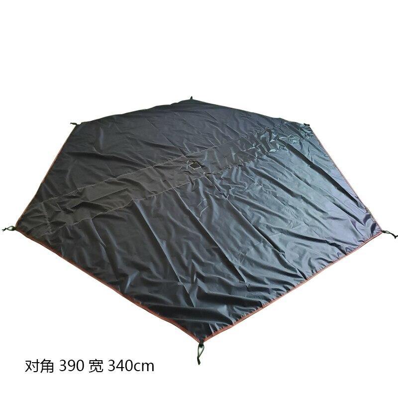 Hanging Inner Tent/Bottom Mat For Pyramid Indian Shelter Anti-Rainstorm Outdoor Camping Yurt With Chimney Hole 400*350*240cm