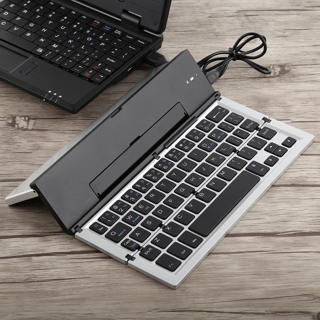 New Portable Keyboard Bluetooth Foldable Wireless: computer-accessories 1pcs - Mercy Abounding