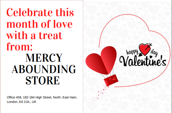 VALENTINE GIFT CARD - Mercy Abounding