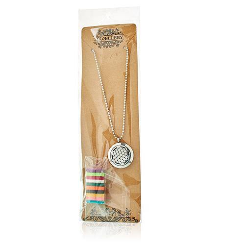 Organic Aromatherapy Pendant Diffuser Necklace blend Set - Mercy Abounding