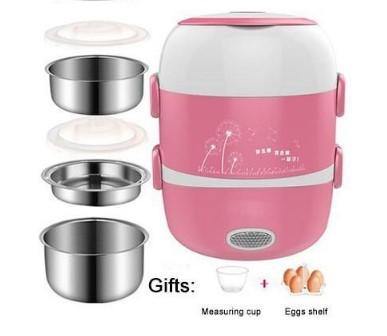 Portable Electric Rice Cooker Stainless Food Box, 1pcs - Mercy Abounding