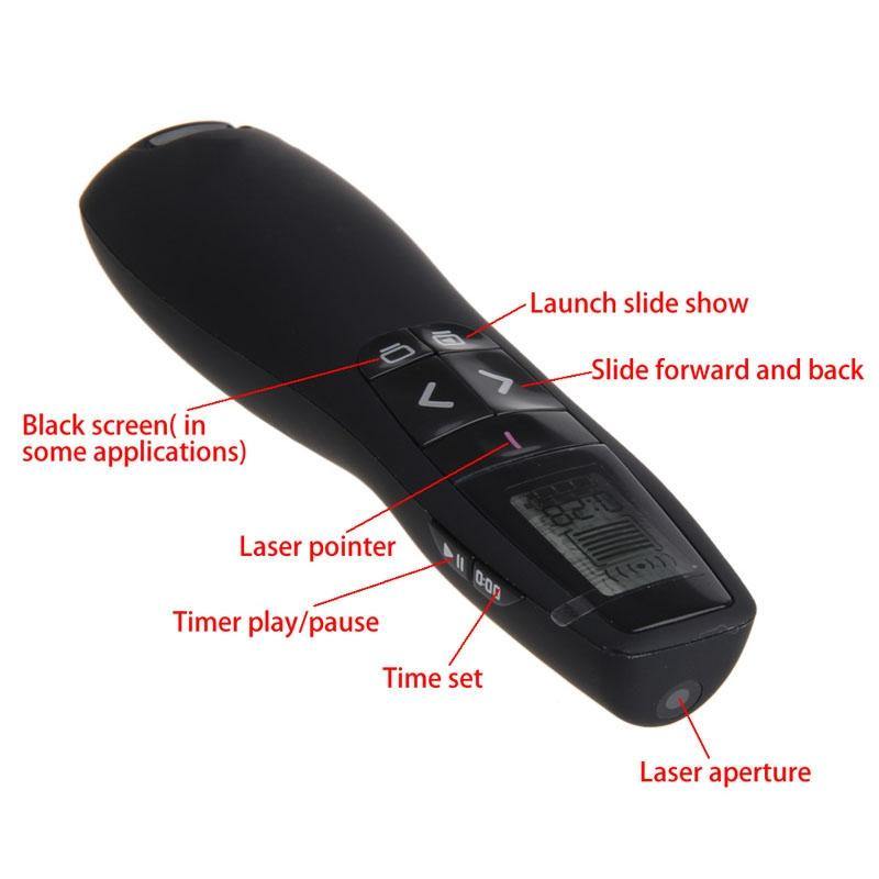 Remote Presenter Wireless Presentation R800 2.4Ghz USB, 1pcs: Stationary & Office Supplies - Mercy Abounding