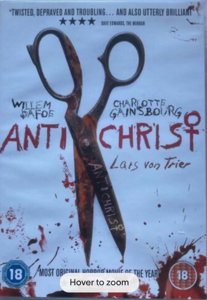 Antichrist DVD ) Willem Dafoe, von Trier Sealed New