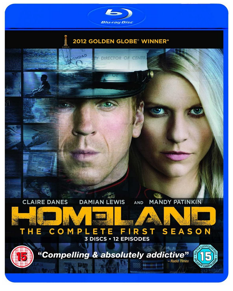 Homeland - Season 1 [Blu-ray] Damian Lewis New Sealed