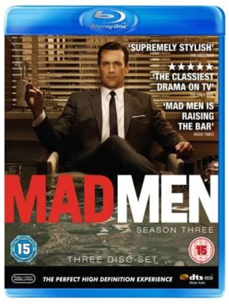 Mad Men - Season 3 [Blu-ray] Jon Hamm New Sealed