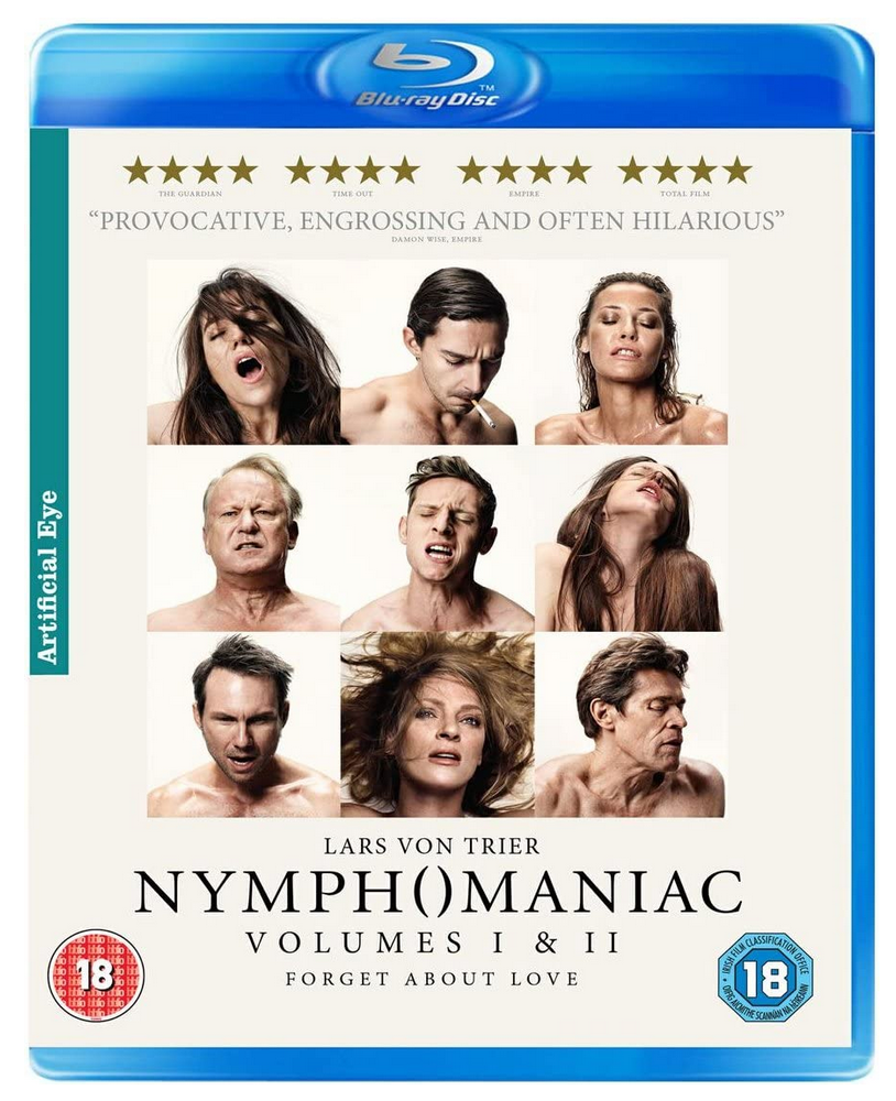 Nymphomaniac Vol I. & Vol II. (2 Disc Blu-ray) New Sealed