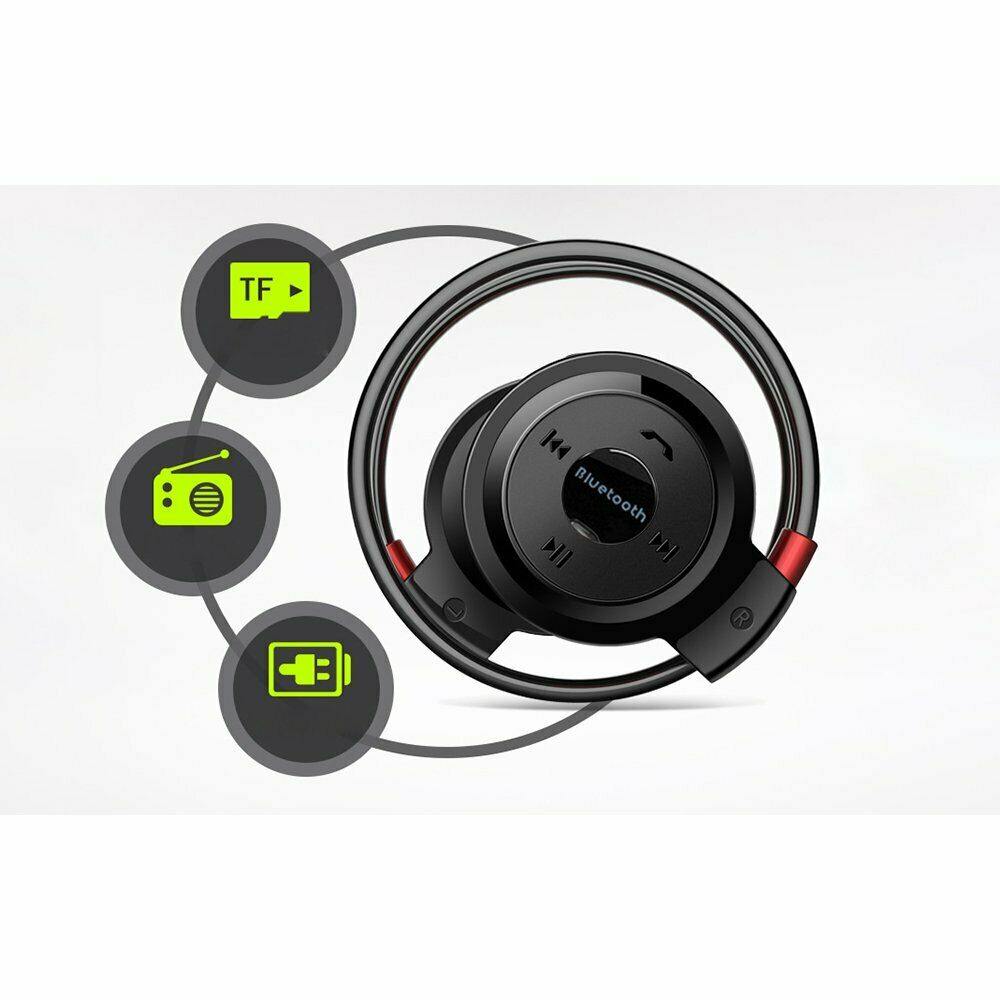 Wireless Bluetooth FM Radio Sport Music Stereo Micro SD Card, Headphones - Mercy Abounding