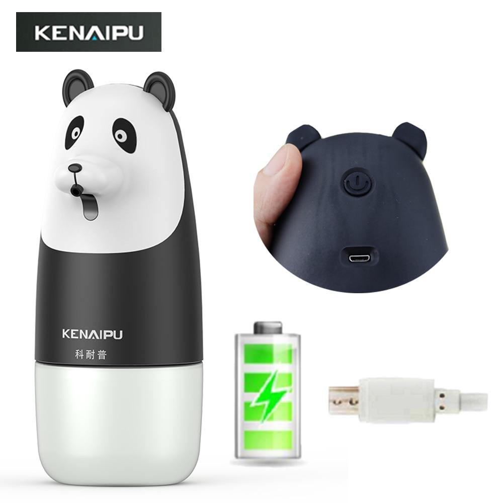 KENAIPU Automatic Foam Soap Dispenser,Cartoon Induction Liquid Hand Washing Machine,USB Charge,Intelligent Foam Hand washing