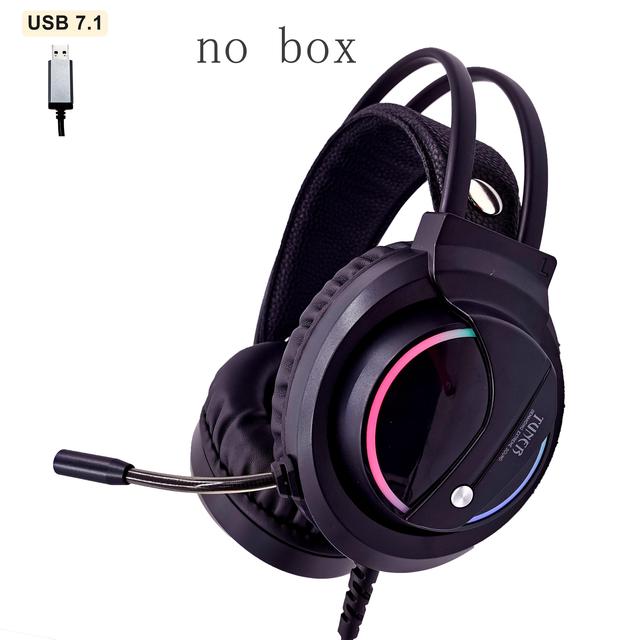 RGB Gaming Headset Surround Headphones Sound with Mic USB 7.1