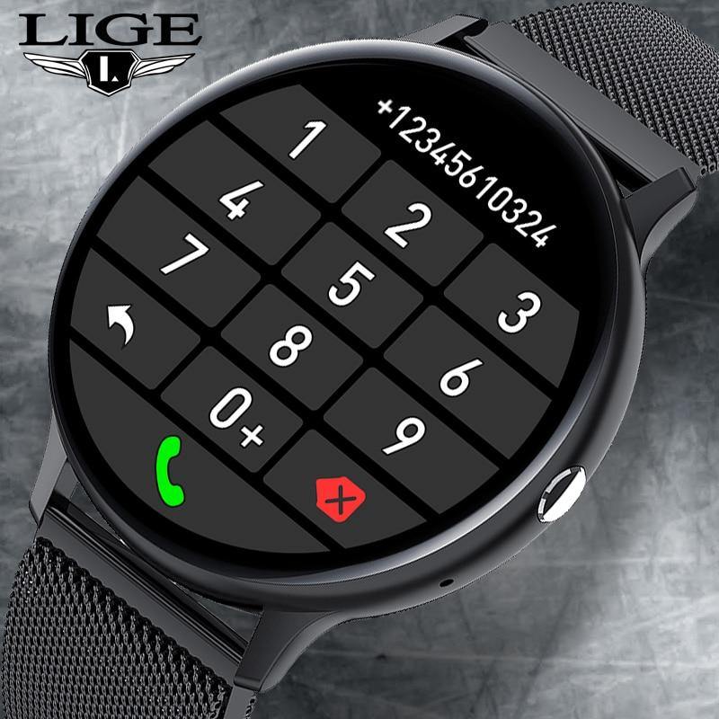 LIGE Bluetooth Call Watch Heart Rate Sports Fitness Tracker Watch - Mercy Abounding