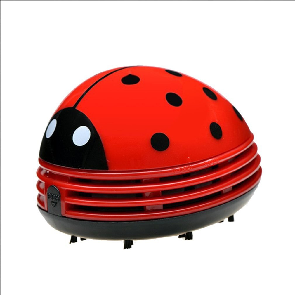 Mini Vacuum Desktop Ladybug Cartoon Dust Cleaner Office Table