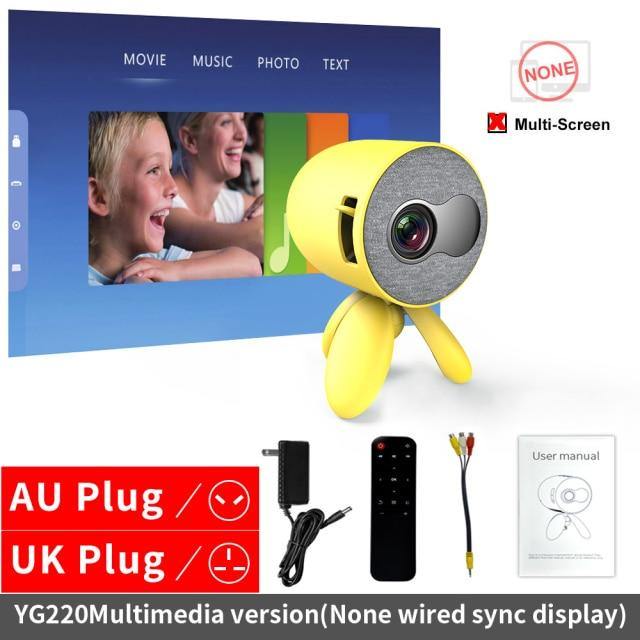 Mini Projector Video Player Supporting HD 1080P Playback G220 - Mercy Abounding