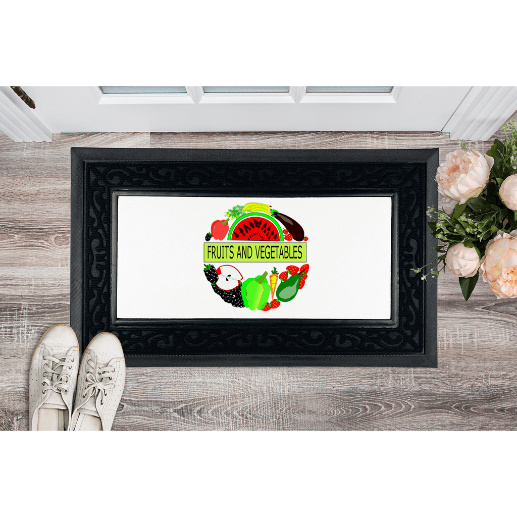 Special Fruits And Vegetables Design Heavy Duty Door Mat - Mercy Abounding