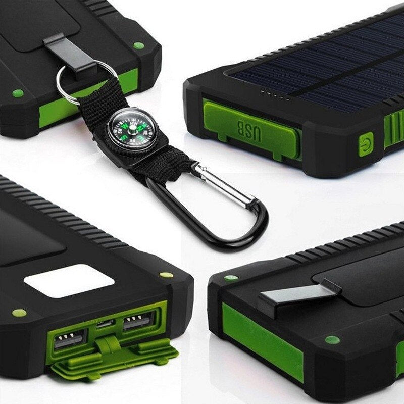 Xiaomi Waterproof Solar Power Bank USB Charger 20000mAh