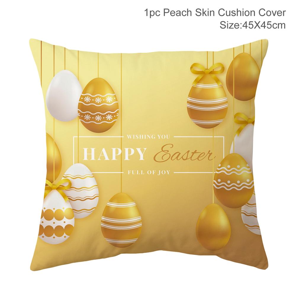 Happy Easter Pillowcase Home Decoration Gift