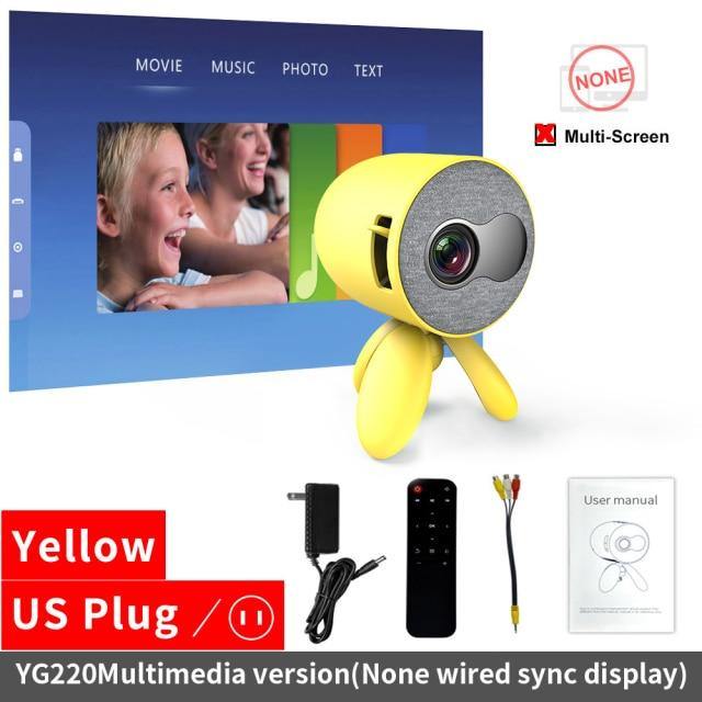 Mini Projector Video Player Supporting HD 1080P Playback G220 - Mercy Abounding