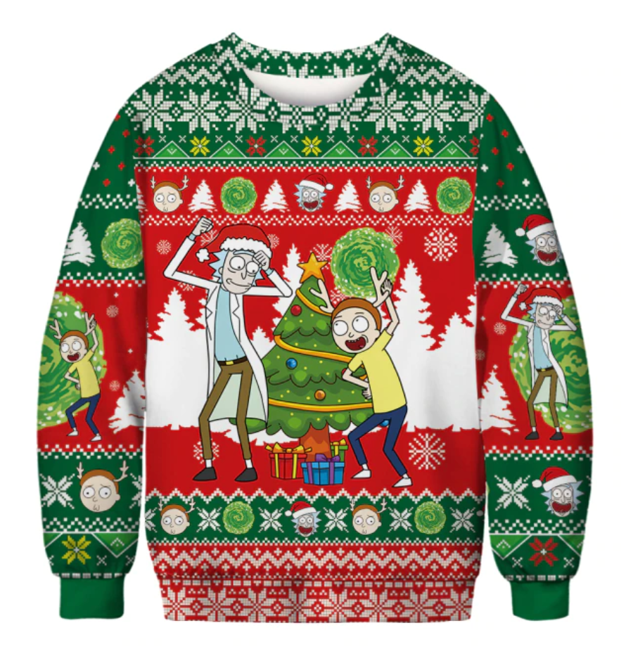 Funny Unisex Sweater Print For Christmas Gifts Autumn Winter