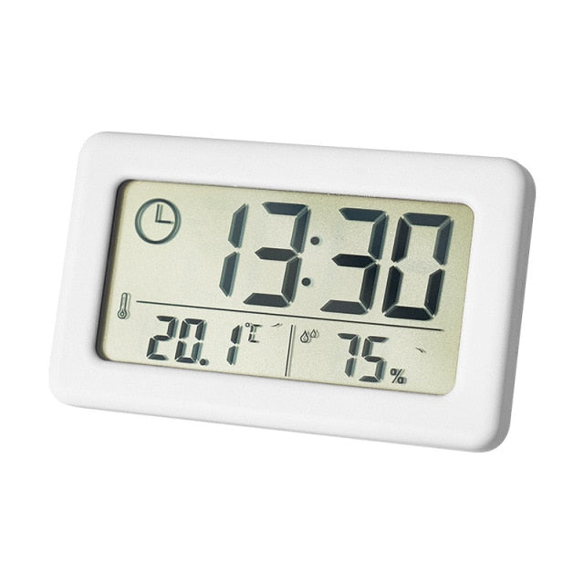 Digital Alarm Thermometer Hygrometer Indoor Electronic Humidity  Clock