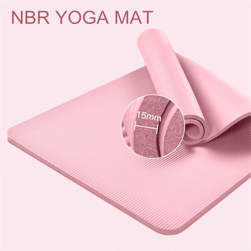 Yoga Mat Non-slip NRB Exercise Gym Pilates Tickness 10MM 15MM