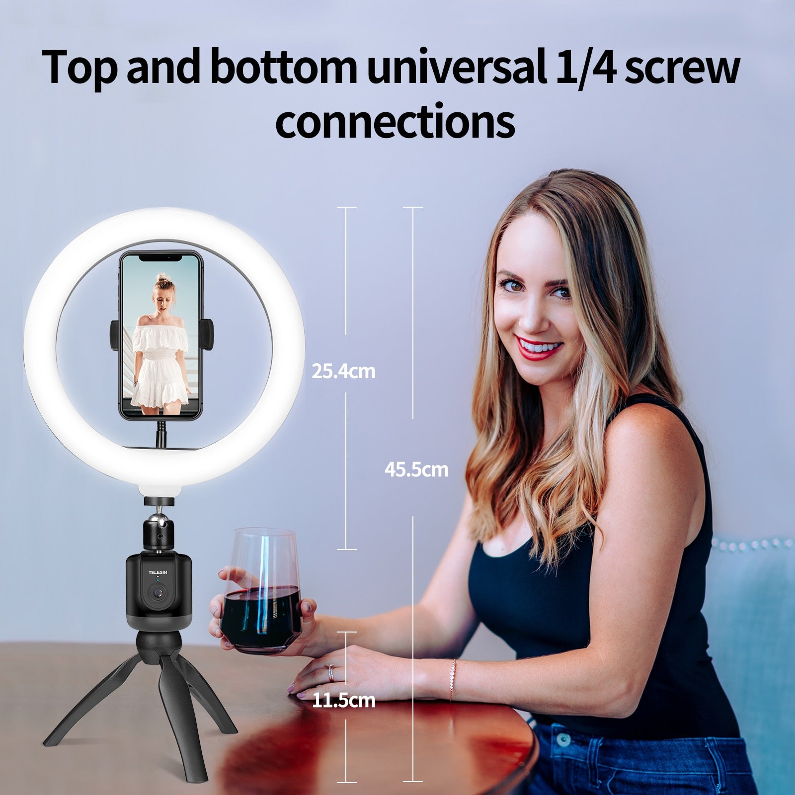 Selfie 360° Rotation Auto Face Tracking Phone Holder