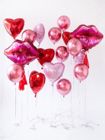 Large Foil Heart Helium Balloon Wedding Valentine Party 18inch