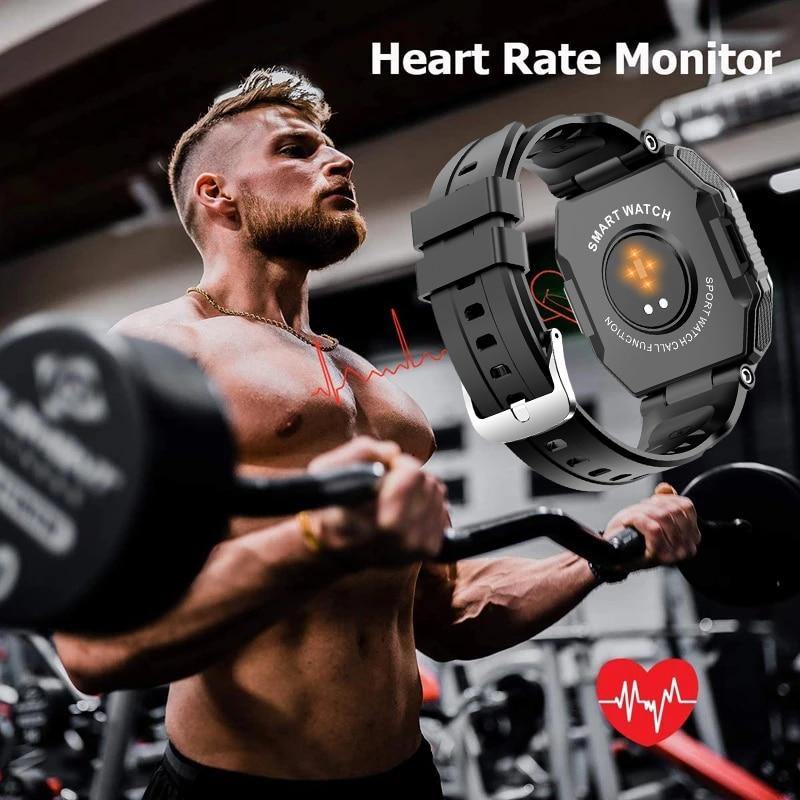 Men Bluetooth Sport Fitness Tracker Blood Pressure Smartwatch - Mercy Abounding