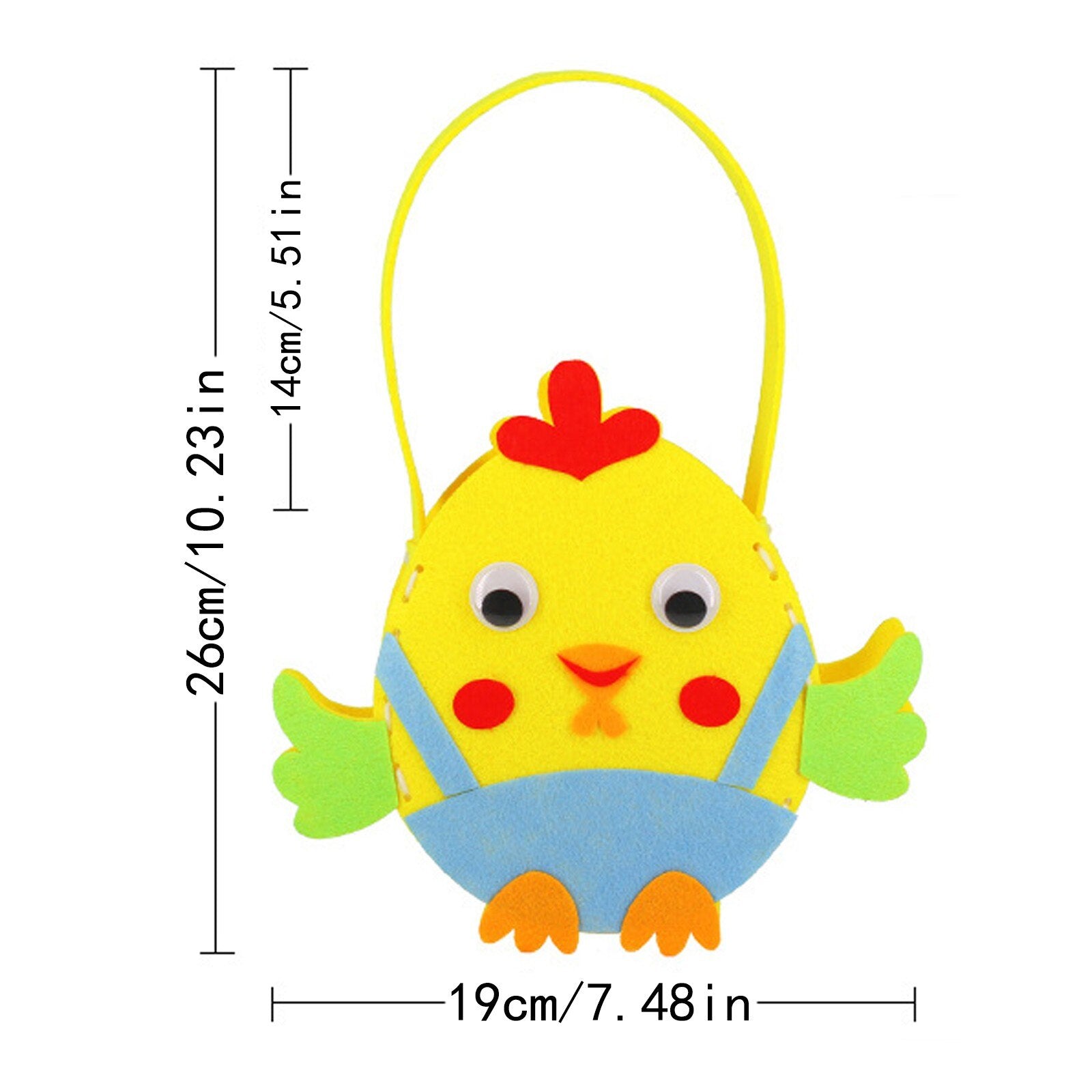 Cartoon Durable Easter Home Decoration Party Storage Basket