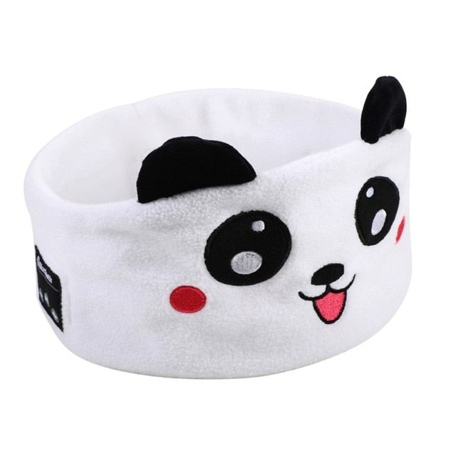 Children Beanie Cartoon Wireless Headphones Eye Mask