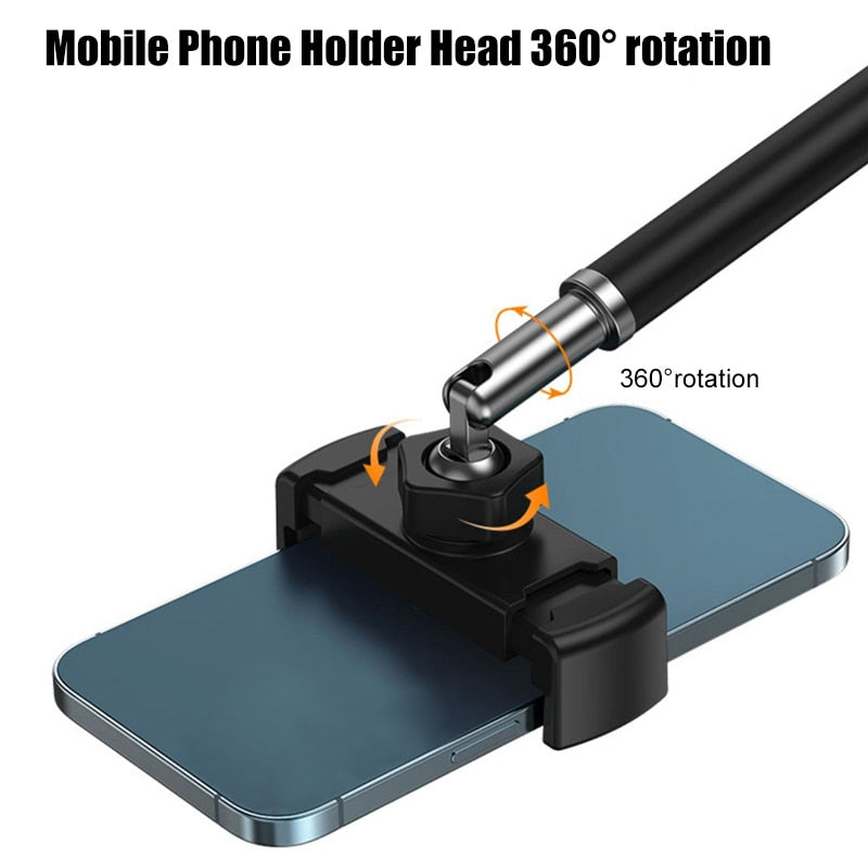 LED Tabletop Ring Flash Tripods Monopod Mobile Phone Holder Light