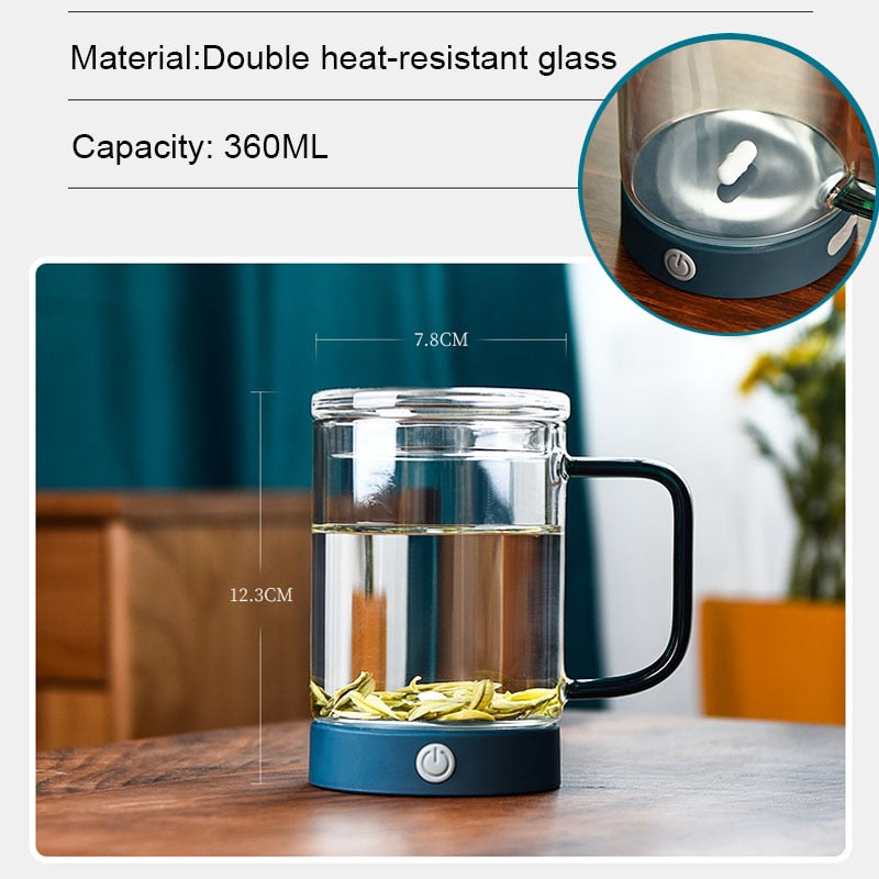 Automatic Electric Magnetic Self Stirring Cup Mixer Mug Coffee Tea