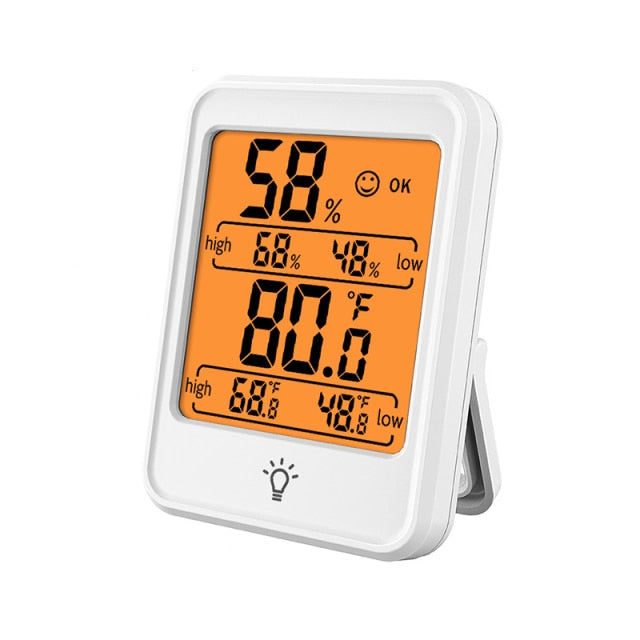 Thermometer Indoor  Temperature Humidity Monitor Weather Station