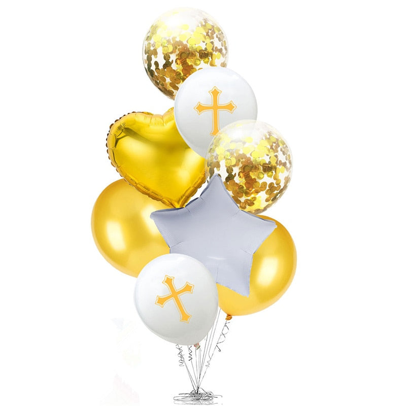 Decoration Baptism Easter Party  Christening Balloons