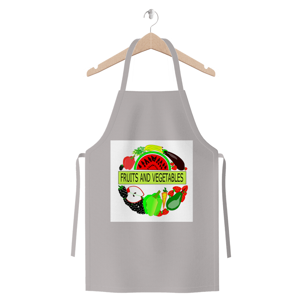 Durable Fruits And Vegetables Design Jersey Apron kitchen - Mercy Abounding