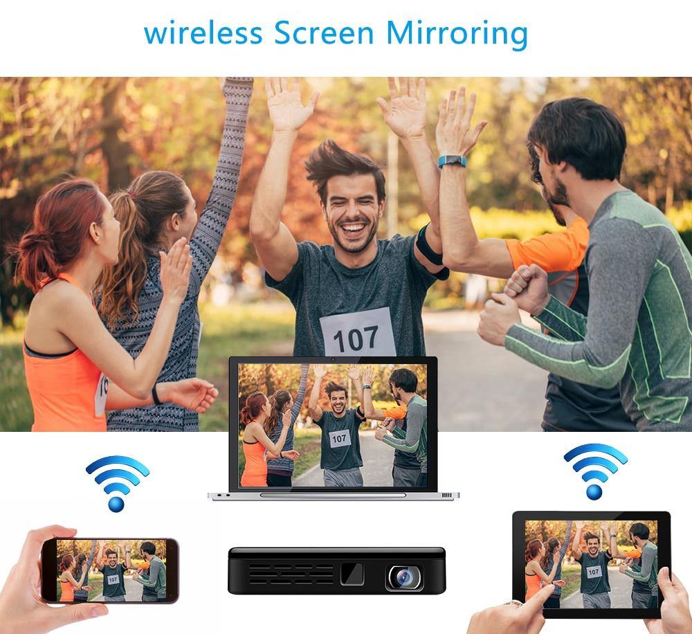 Portable Android 9.0 Projector Support 4K 1080P - Mercy Abounding