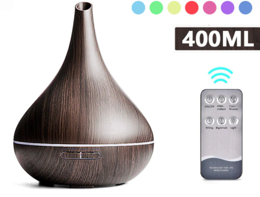 Essential Oil Humidifier Diffuser Aromatherapy USB LED Home, Car , Office
