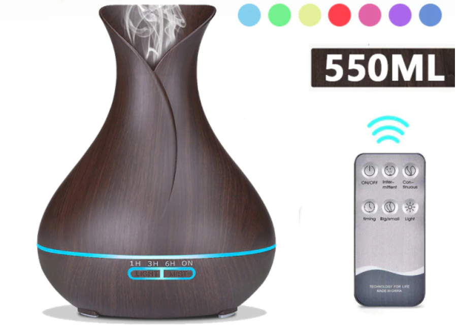 Essential Oil Humidifier Diffuser Aromatherapy USB LED Home, Car , Office