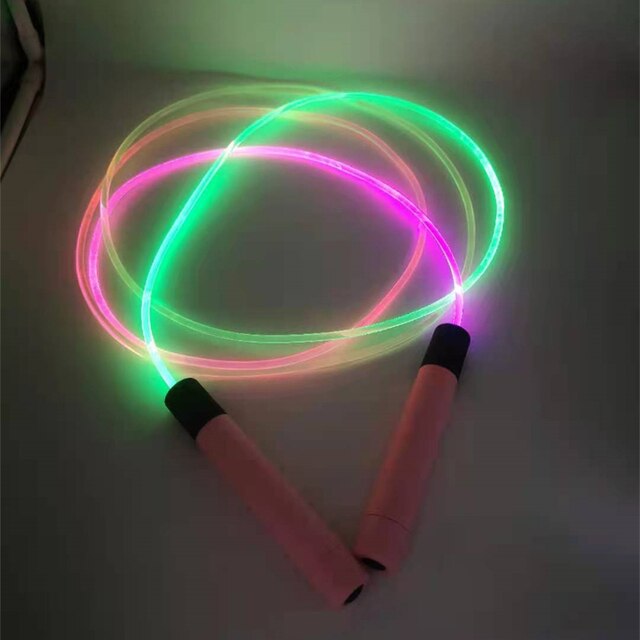 Rope Glowing Jump LED Kids Fitness Adjustable Home Exercise