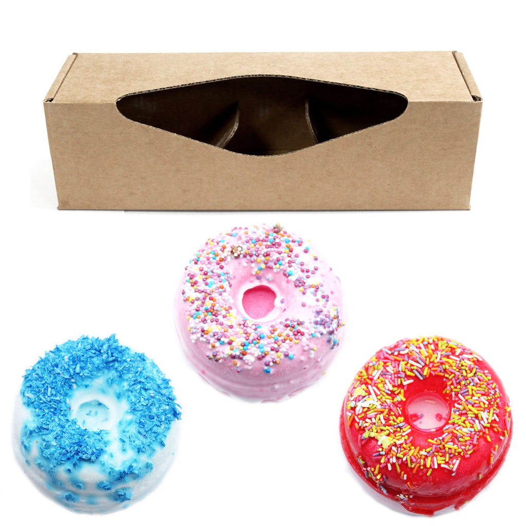 Special Donut Gemstone Bathbomb Packs For Gift Valentine Wedding 3PCS
