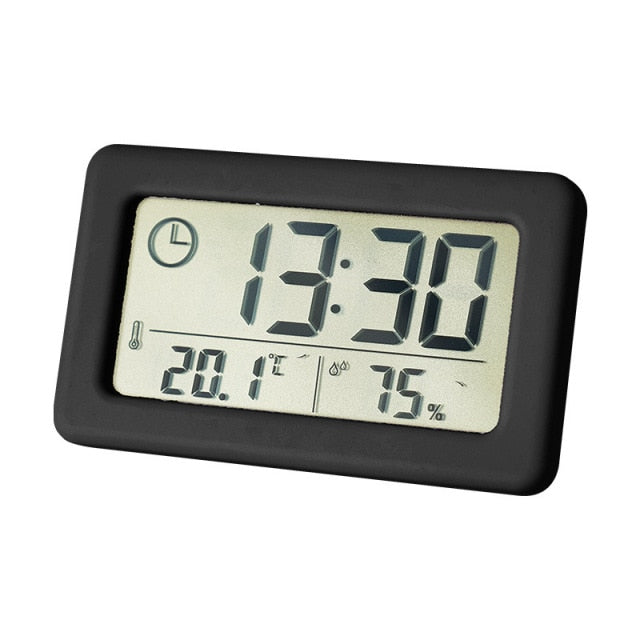 Digital Alarm Thermometer Hygrometer Indoor Electronic Humidity  Clock