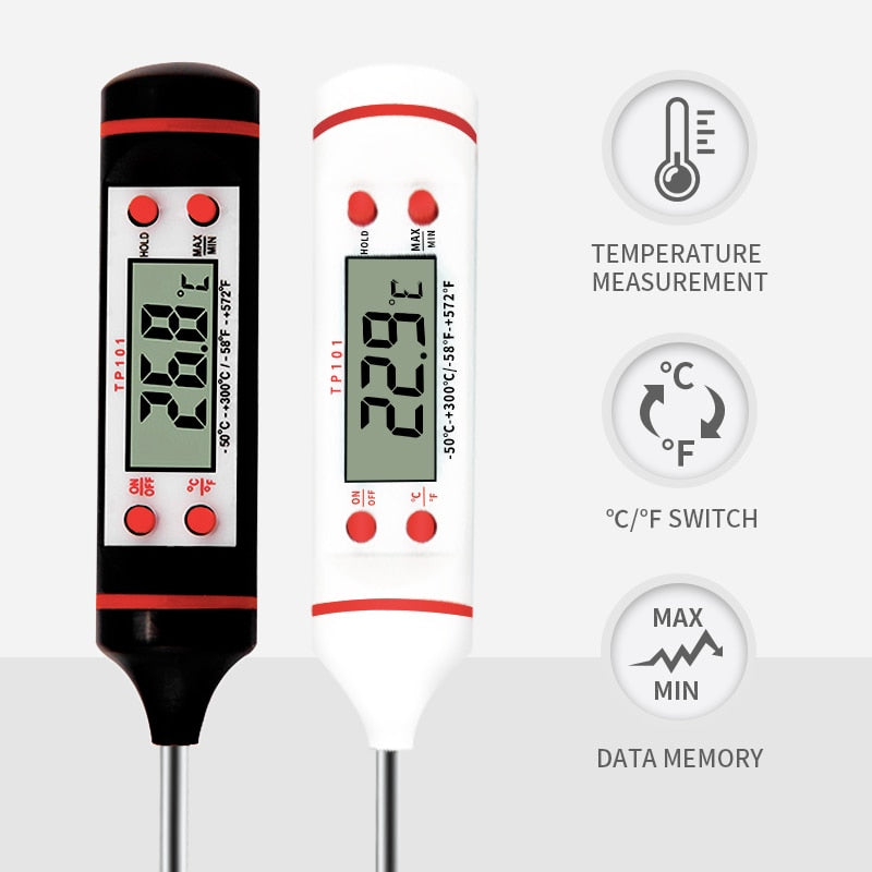 Food Thermometer Cooking Temperature Gauge Meat Cake Grill