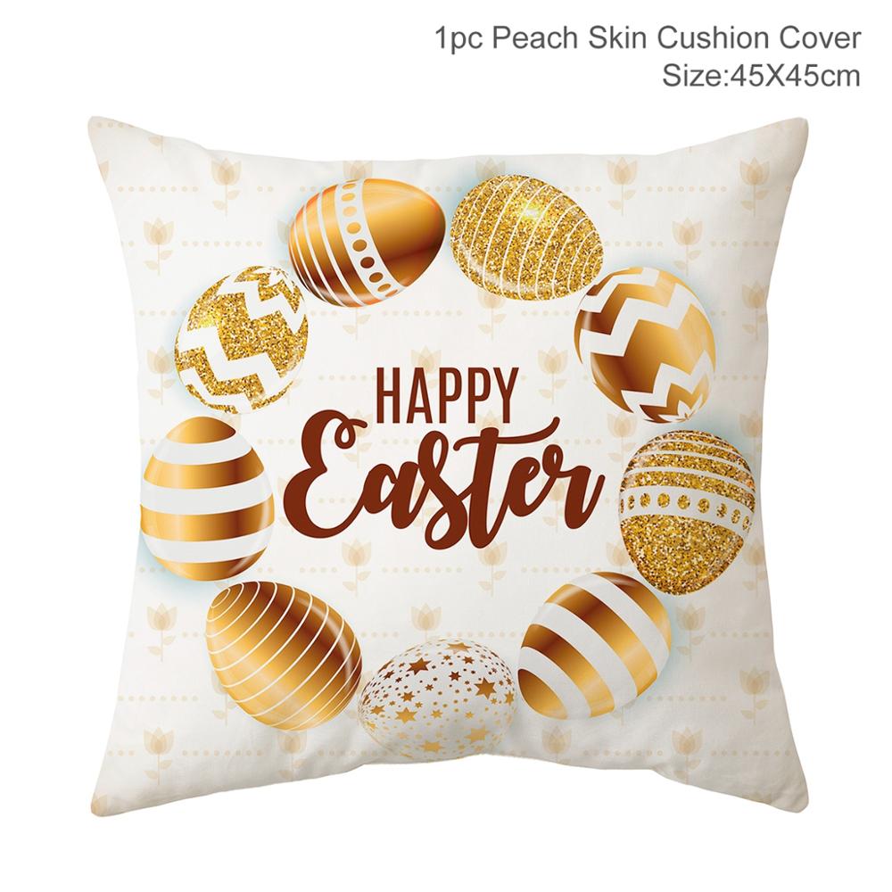 Happy Easter Pillowcase Home Decoration Gift