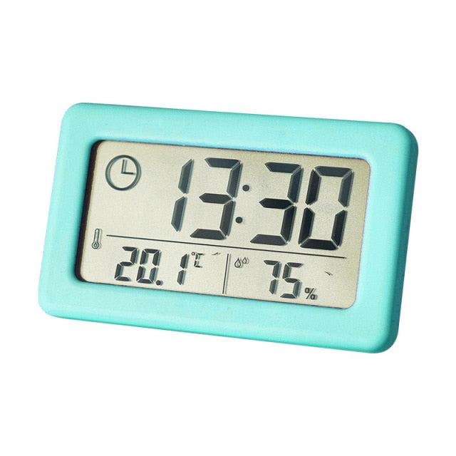 Digital Alarm Thermometer Hygrometer Indoor Electronic Humidity  Clock