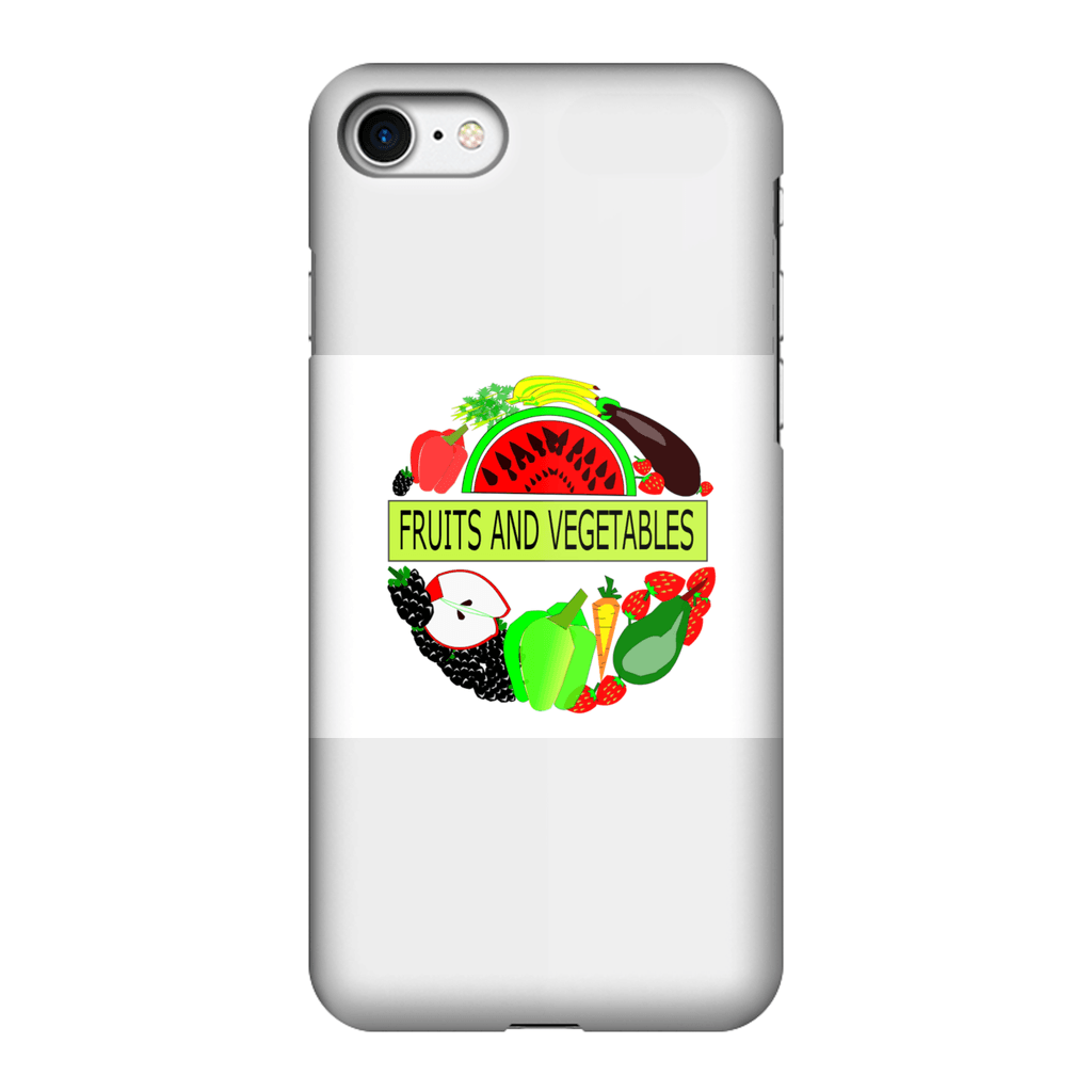 Durable Fruits And Vegetables Design Fully Printed Tough Phone Case - Mercy Abounding