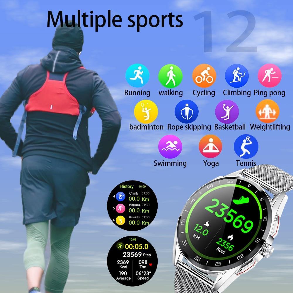 Waterproof Bluetooth Men Dial Sport P68 for Android IOS - Mercy Abounding