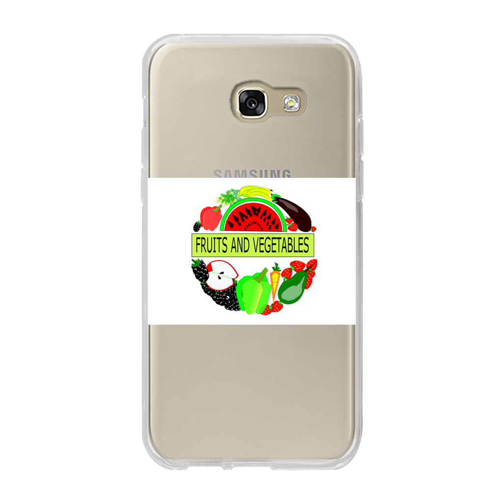 Fruits And Vegetables Design Back Printed Soft Phone Case - Mercy Abounding