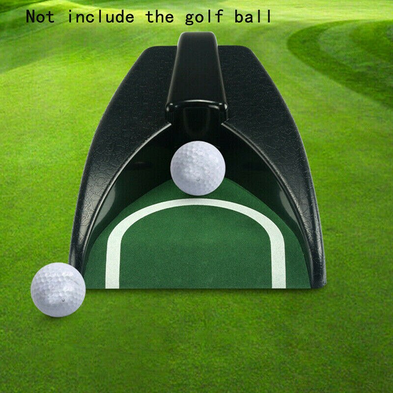 Golf Putting Cup Hole Machine Balls Returning Aid Lawn Green Mats