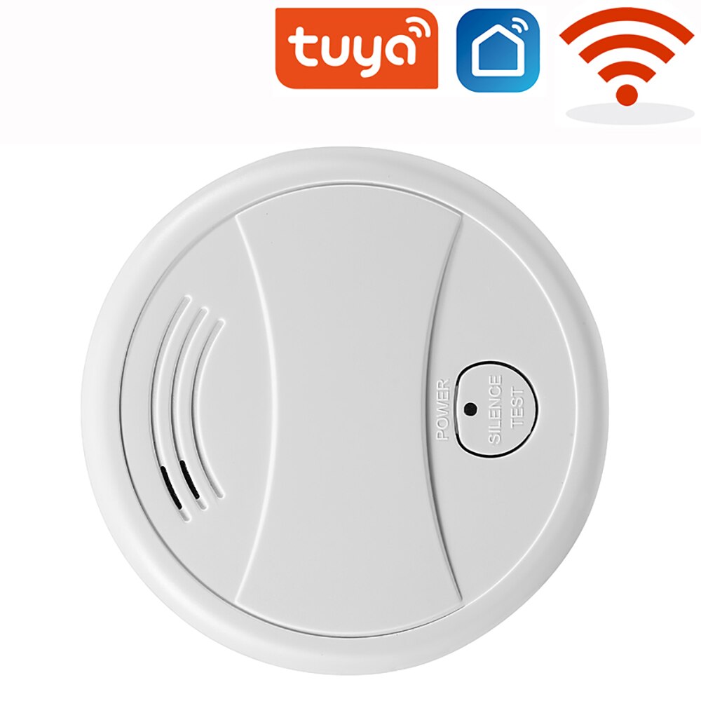 Smoke Alarm Fire Detector WiFi Tuya Home Office System