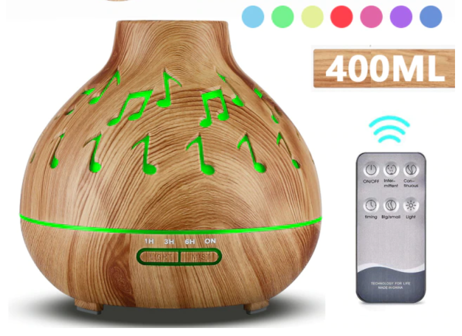 Essential Oil Humidifier Diffuser Aromatherapy USB LED Home, Car , Office