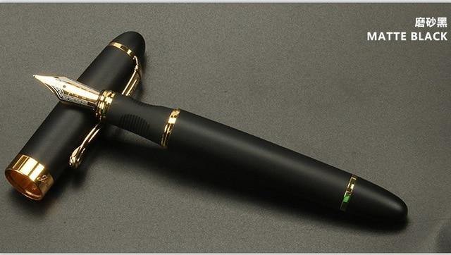 Calligraphy FOUNTAIN PEN JINHAO X450 BLACK AND GOLDEN 0.7mm. Office Stationery - Mercy Abounding